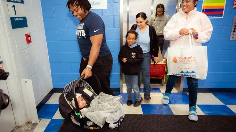 One of separated conjoined twins is home with parents in Saginaw