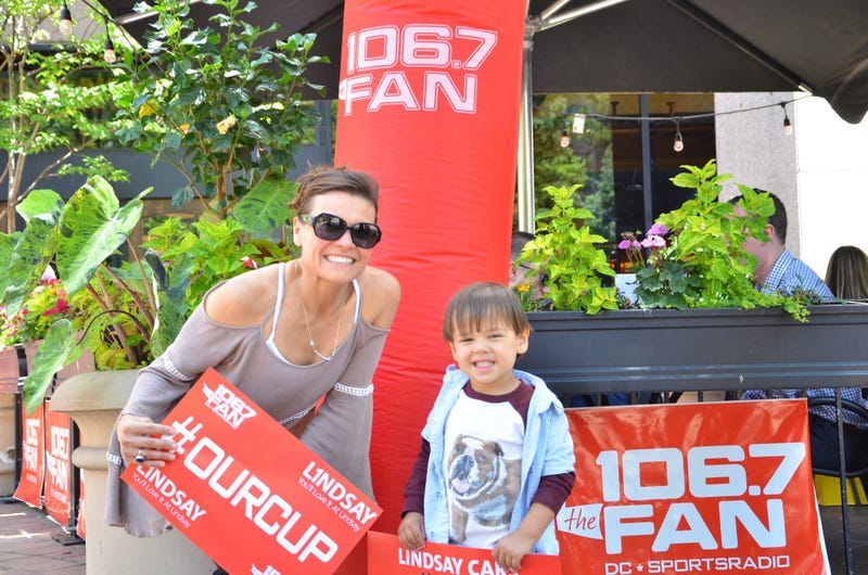 Grant & Danny join Capitals fans for a live broadcast at Elephant and Castle 