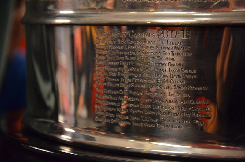 The Capitals' names are now engraved on Lord Stanley's Cup