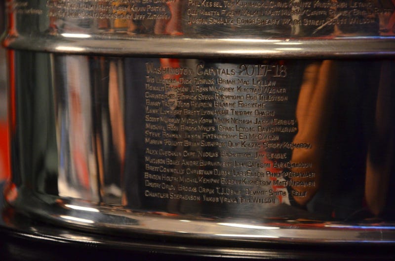The Capitals' names are now engraved into Lord Stanley's Cup