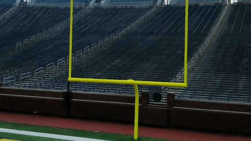 From the Big House to your house: U-M to auction off pair of goalposts from Michigan Stadium
