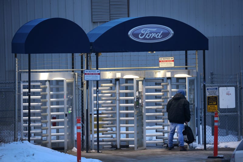 Ford plant entrance in Chicago