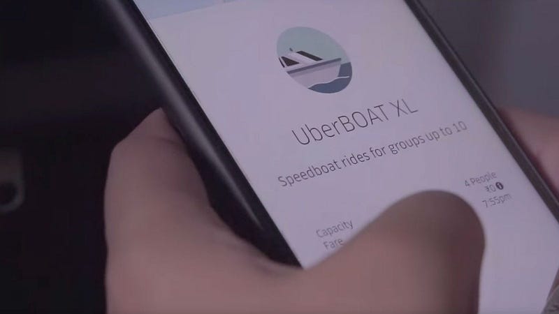 Uber Boat service