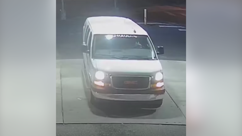 U-haul van used in series of abductions and robberies