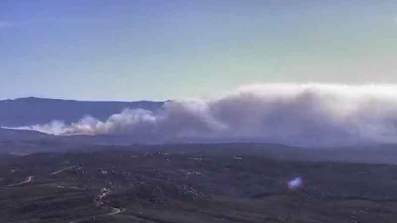Aguanga brush fire threatens homes, prompts evacuation orders