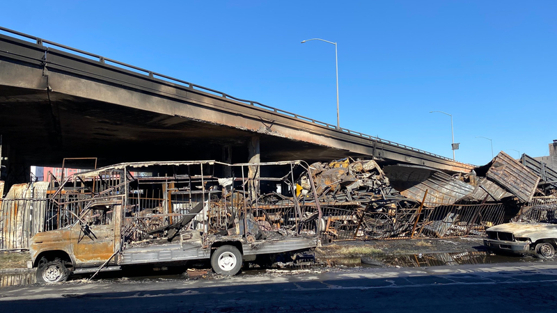 Gov. Newsom: 10 Freeway fire started with "malice intent"
