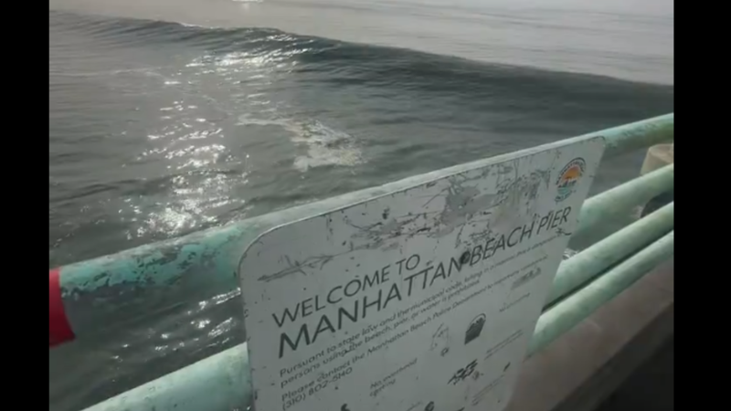 Manhattan Beach Pier closed through Sunday amid high surf safety concerns