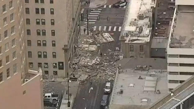aftermath of the explosion