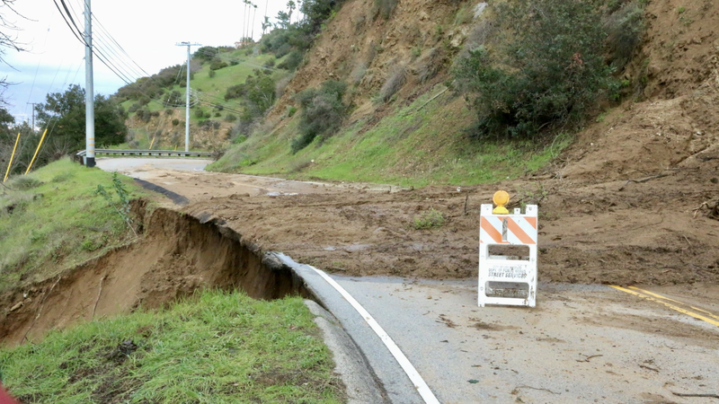 Mudslide in Studio City