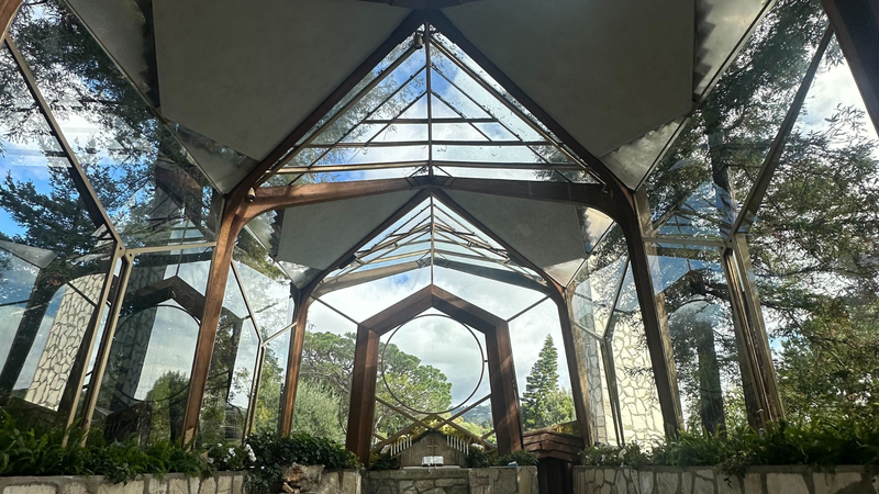 The South Bay landmark, Wayfarer Chapel in Rancho Palos Verdes, is noticing new damage to its property every day.
