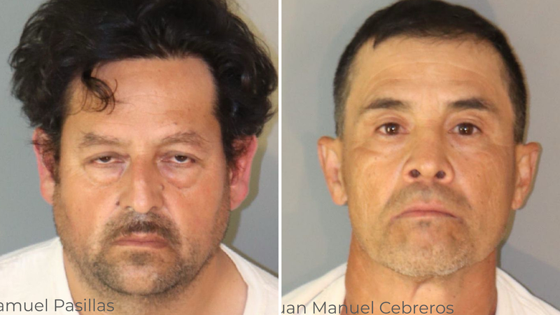 Samuel Davalos Pasillas, 47, of Victorville, and Juan Manuel Cebreros, 55, of Long Beach