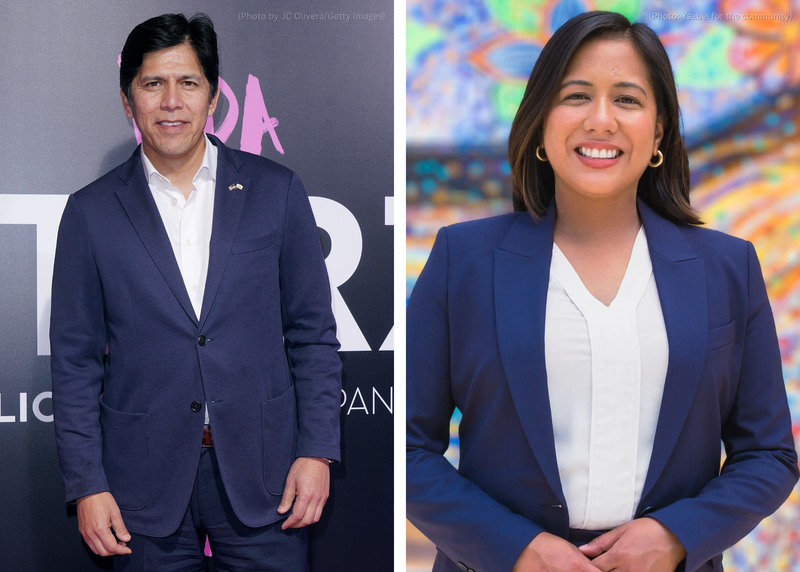 L.A. City Councilman Kevin de León and challenger Ysabel Jurado