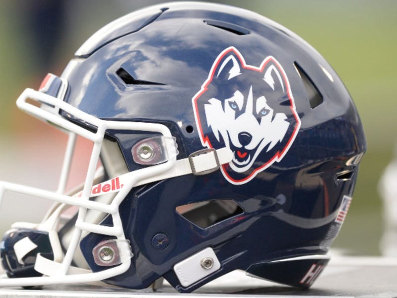 UConn Football helmet.