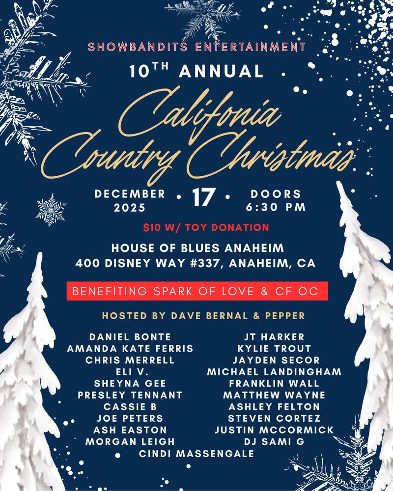 Cali Country Christmas 2025 flyer