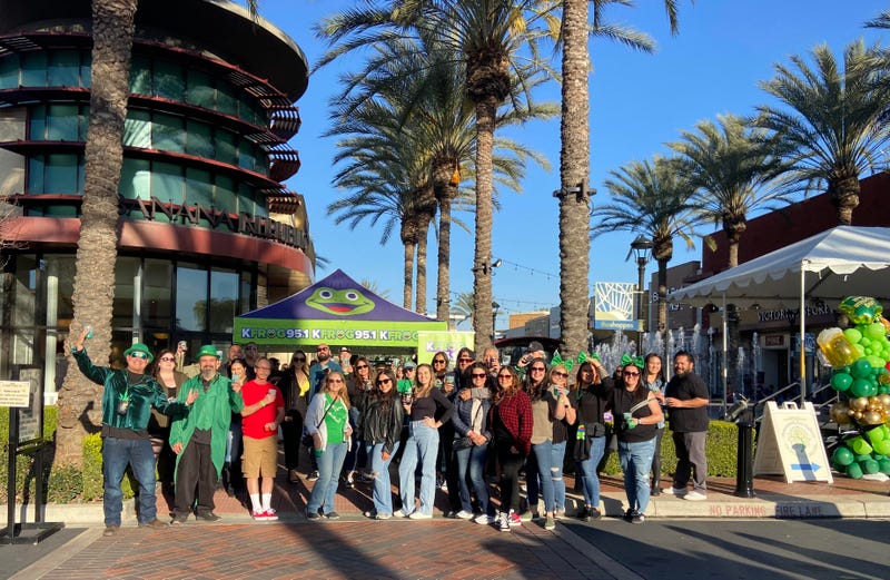 K-Frog canopy at the St. Paddy's Day Brewfest at the Shoppes at Chino Hills 2025
