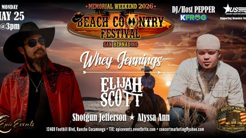 Beach Country Festival Memorial Day Weekend 2026