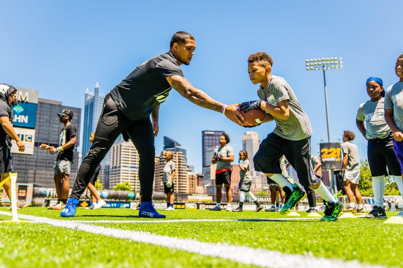 James Connor with campers