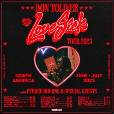Don Toliver Love Sick Tour 