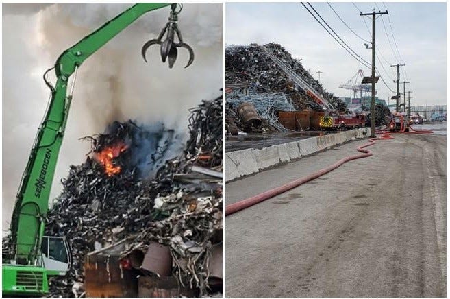 Port Newark Fire