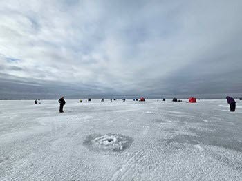 ice fishing