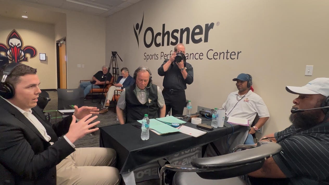 WWL Exclusive with Kellen Moore prior to 2025 NFL Draft: “This is a big boy game, offensive line, defensive line…There are a lot of layers to this.”