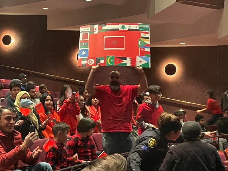 Demand was so high among Metro Detroiters to watch Morocco take on France in the World Cup at the Michael A. Guido Theater that the Mayor of Dearborn moved to approve additional seating to accommodate overflow, city officials announced.