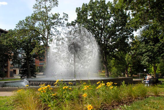 Loring Park Dandelion fountain