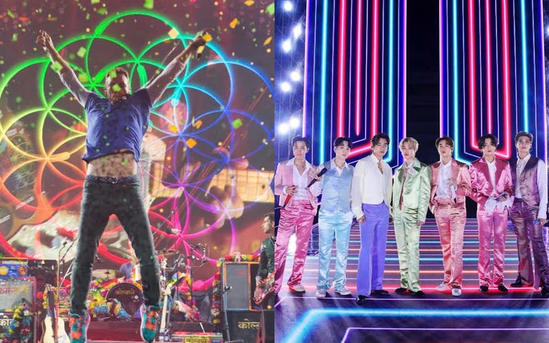 Coldplay BTS