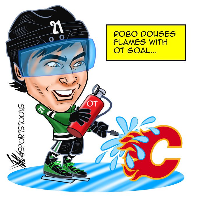 Jason Robertson cartoon