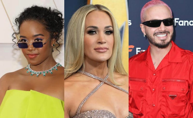 H.E.R., Carrie Underwood, J Balvin