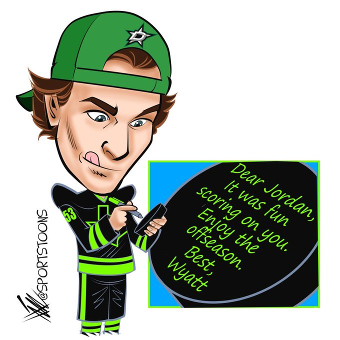 Wyatt Johnston cartoon