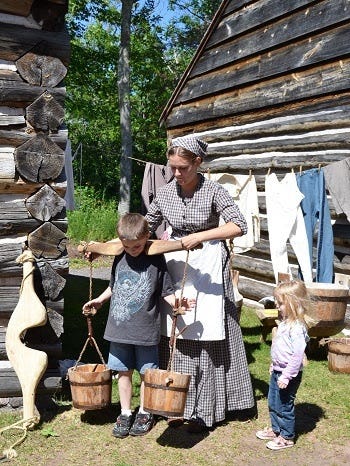 historical interpreters a Michigan historic sites