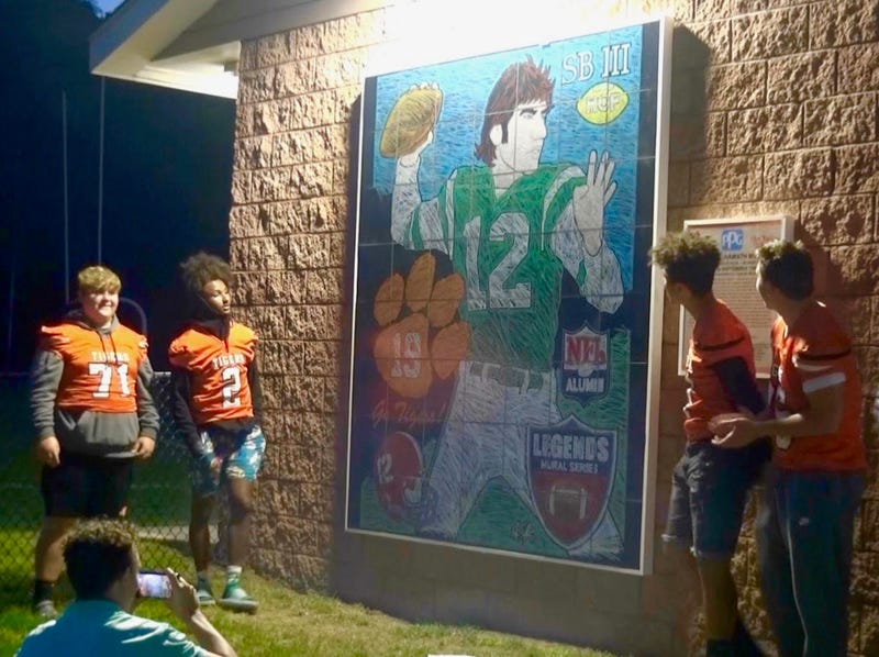 Joe Namath Mural