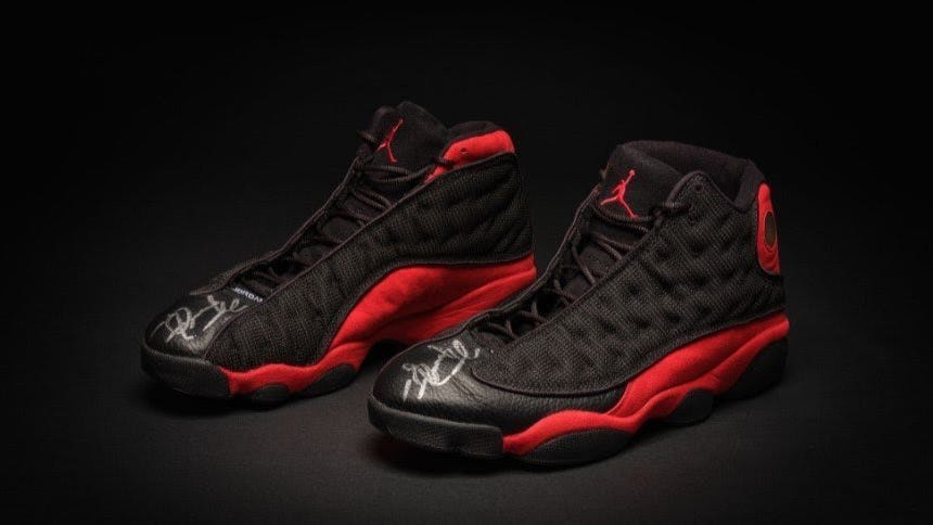 Iconic Michael Jordan sneakers to be auctioned