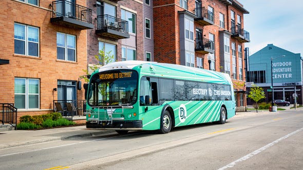Detroit goes green with fleet of all-electric buses