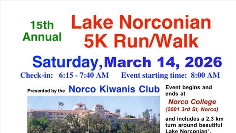 Lake Norconian 5k Run/Walk