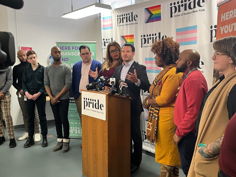 Buffalo Common Councilman Mitch Nowakowski stands with WNY Pride Center and his LGBTQ community.