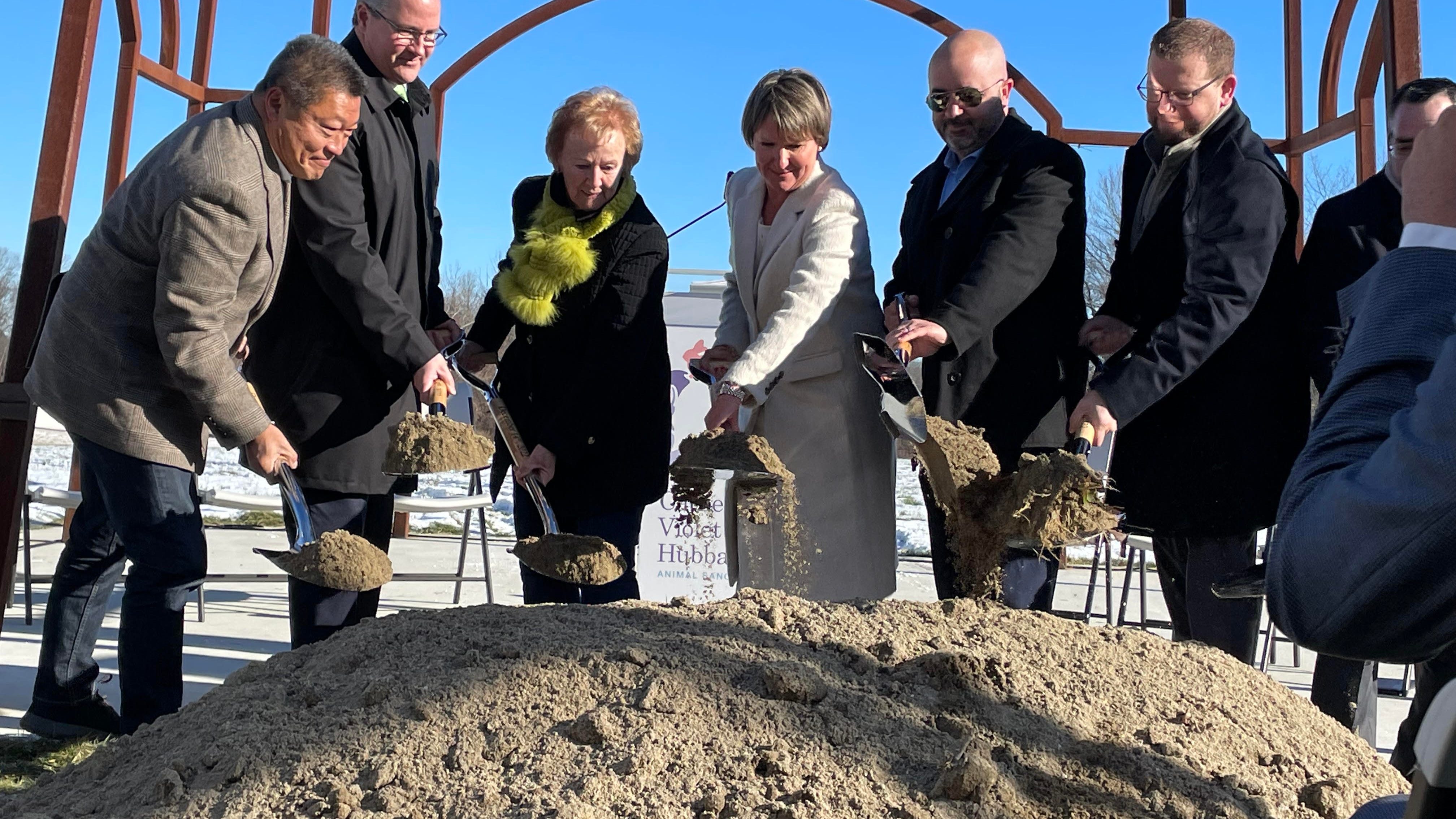 Animal sanctuary breaks ground in honor of Sandy Hook victim: 'A place of healing'