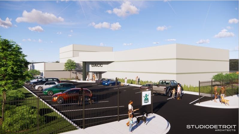 City officials unveil $6.6M state-of-the-art animal shelter, office building for Detroit Animal Care and Control