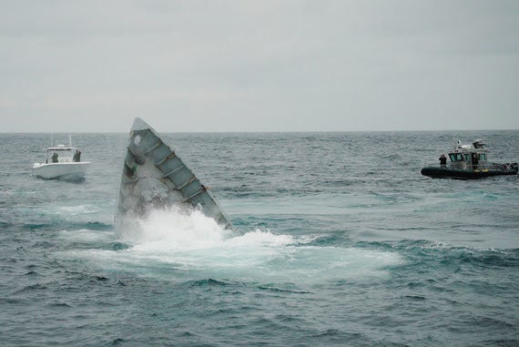The South Carolina Department of Natural Resources (SCDNR), in partnership with Coastal Conservation Association (CCA) South Carolina and Steven’s Towing Company, has deployed a decommissioned Navy torpedo recovery vessel (TWR-8419), known as the HAZAR, as part of the state’s Marine Artificial Reef Program.