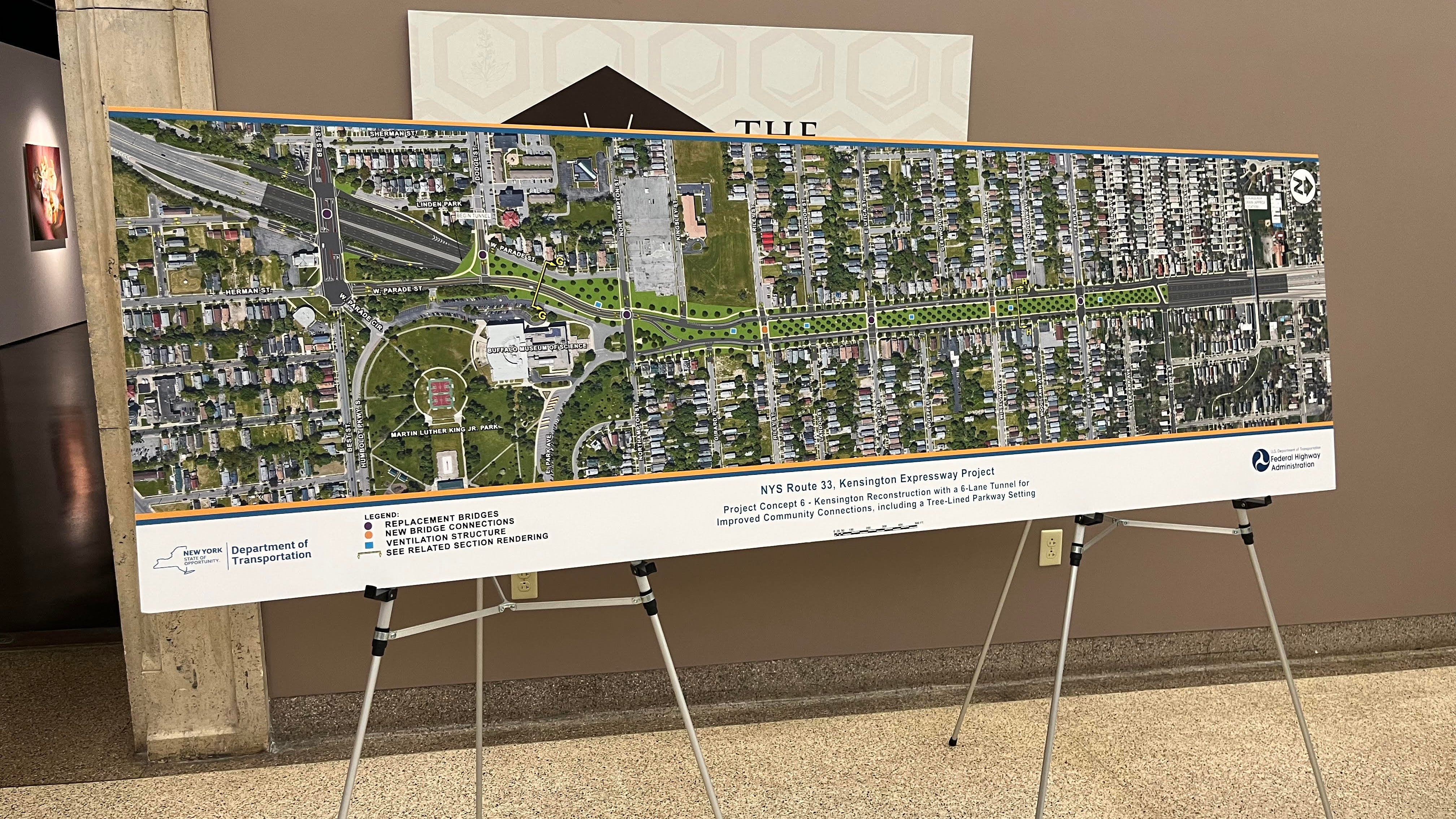 Tunnel with green space above concept advances for Kensington Expressway project