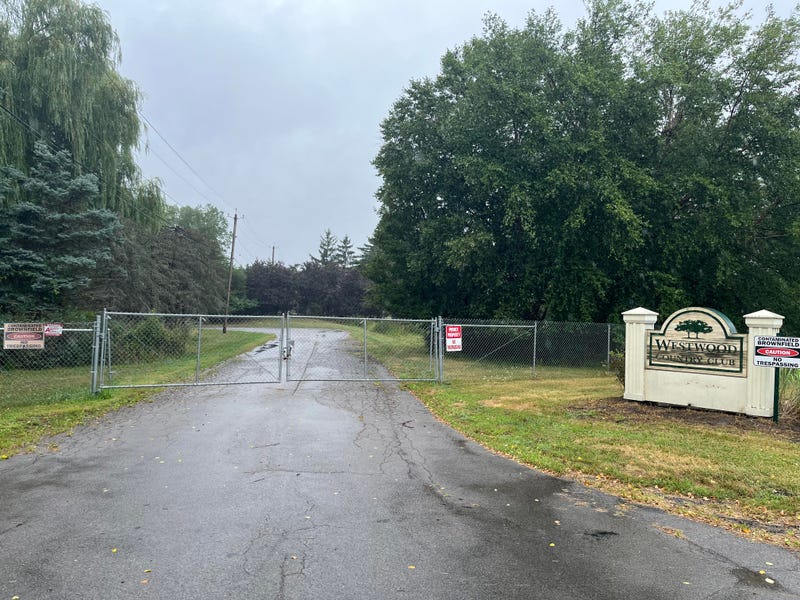 The future location of Amherst Central Park