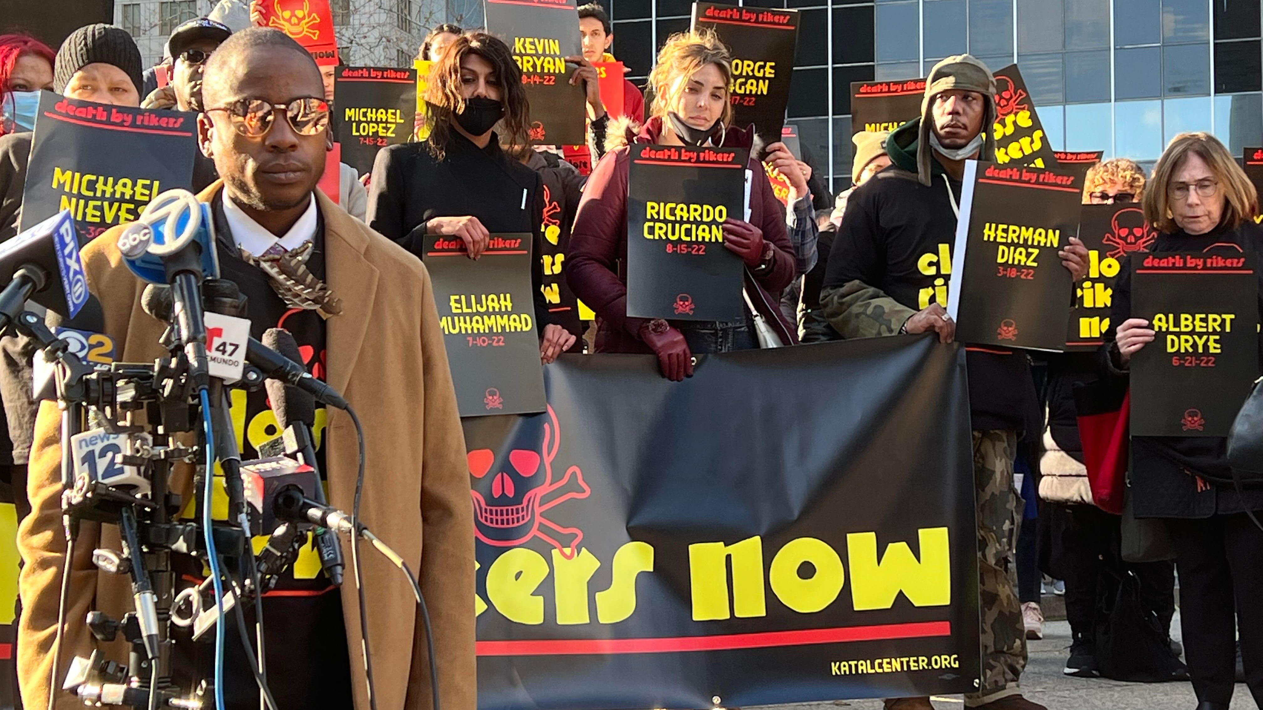 Protesters demand feds take over Rikers as federal judge's decision looms