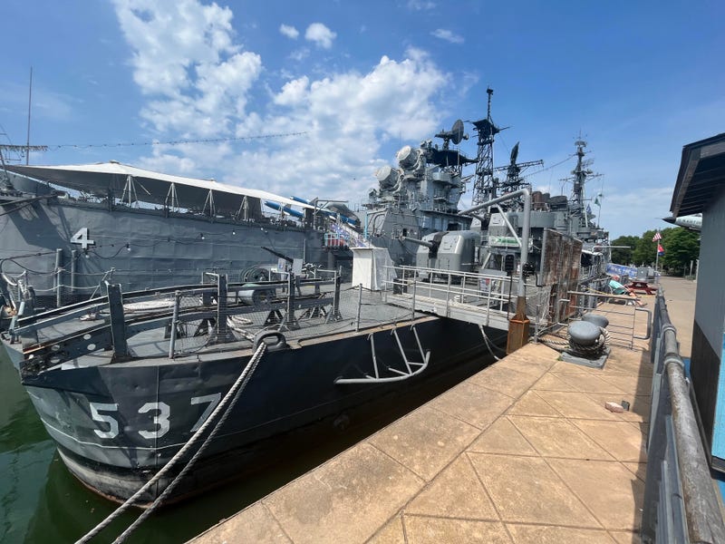 USS The Sullivans as it floats on 06/02/2023 at the Naval Park in BUFFALO, N.Y.