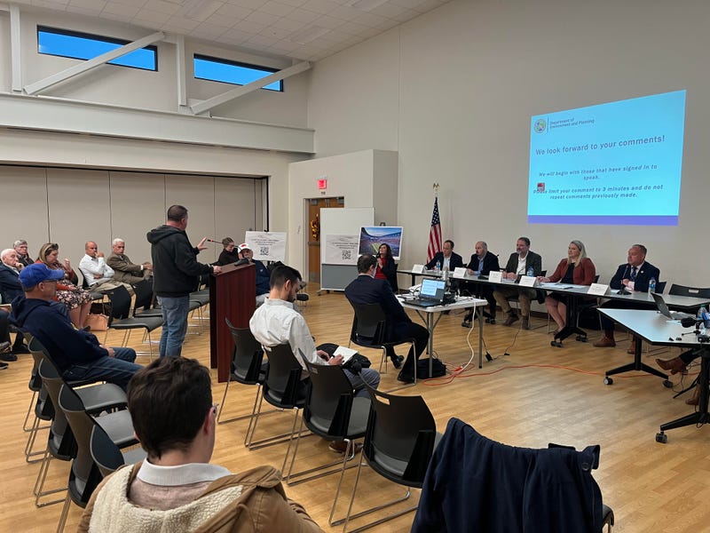 Final public hearing meeting for the new Bills stadium at the Orchard Park Community Activity Center. 10/27/2022