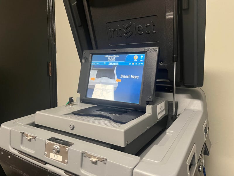A poll tabulator used solely for testing purposes.