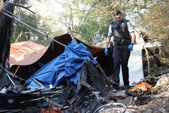 Homeless cleanup