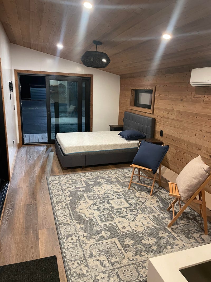 An inside look of a tiny home built by TimberHut