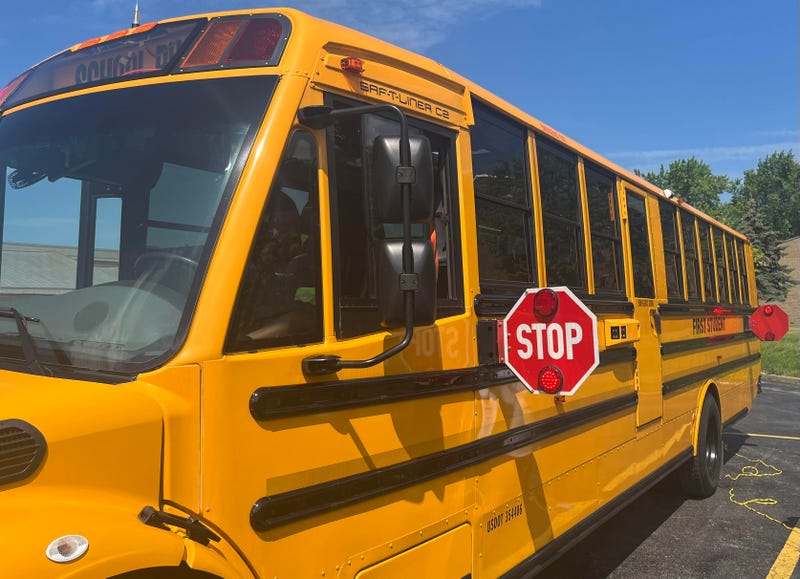 School bus with cameras