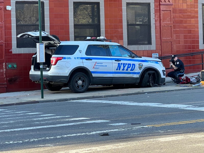 Police car crash that injured 10